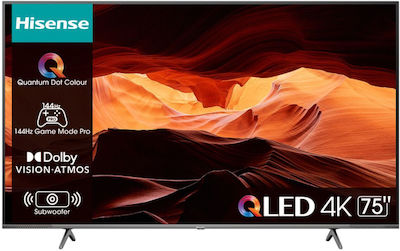 Hisense Smart Τηλεόραση 65" 4K UHD QLED 65E7KQ HDR (2023)