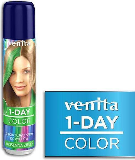 Venita 1-day Color Coloring Hair Spray Spring Green 50ml