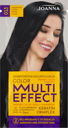 Joanna Multi Effect Color Шампоан Оцветител 013 Ебеново Черно 35г