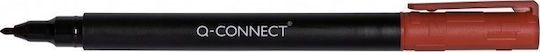 Q-Connect Marker pentru CD/DVD 0.6mm Roșu