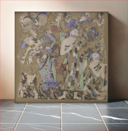 Two Assemblies, From Cave 224, Smithsonian American Art Museum, Gift Of John Gellatly σε Καμβά 80x80 cm Two Assemblies, From Cave 224, Smithsonian American Art Museum, Gift Of John Gellatly σε Καμβά 80x80 cm