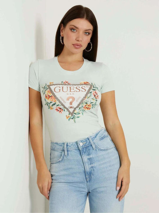 Guess Women's Blouse Misty Teal