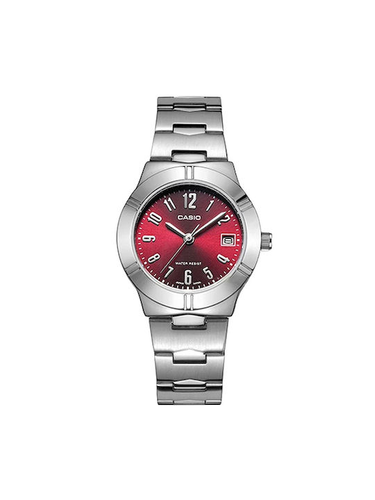 Casio Uhr mit Silber Metallarmband