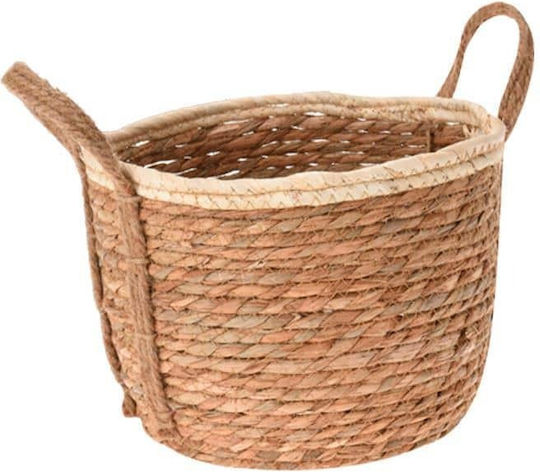 Next Декоративна кошница Слама с дръжки 28x28x27бр