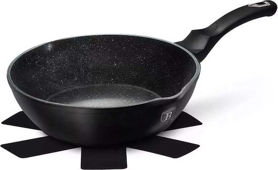Berlinger Haus Tigaie Negru Argintiu Din Aluminiu Cu Acoperire Ceramică 24cm