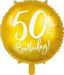 Balloon Foil Birthday-Celebration Gold 45cm