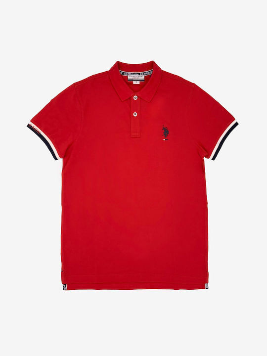 U.S. Polo Assn. Bluza Bărbătească Polo Roșie