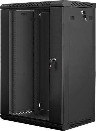 Lanberg Επιτοίχια Καμπίνα Rack 18U Γκρι WF01-6418-10B