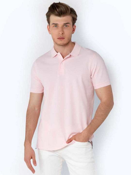 The Bostonians Men's Blouse Polo Pink