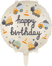 Luftballon Fahrzeuge 45cm Happy Birthday