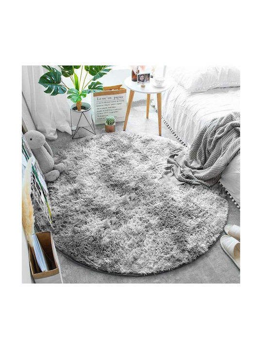 Strado Carpets Teppich Rund Zottelig Synthetisc...