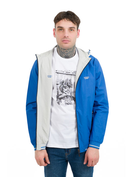 Lexton Herren Jacke Lässig Blau