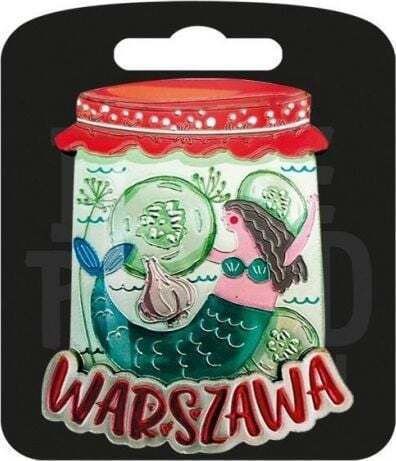 Pan Dragon I Love Poland Warsaw Set of Magnets 1pcs