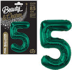 Balloon Foil Number Green