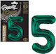 Balloon Foil Number Green