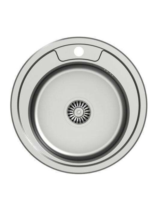 Steiner Drop-In Мивка Inox Ш46.5xД46.5см Сив
