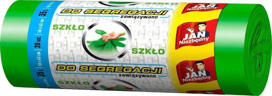 Sarantis Σακούλες Απορριμάτων Χωρητικότητας 35lt 20τμχ Πράσινες