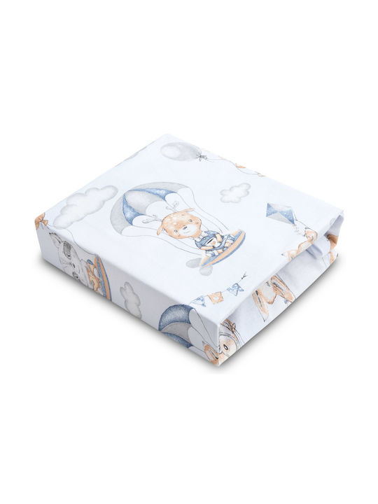 Sensillo Baby Sheet Crib Cotton 60x120cm