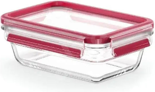 Tefal Cutie pentru Mâncare Sticlă Roșu Potrivit pentru Cuptor cu Microunde 700ml 1buc