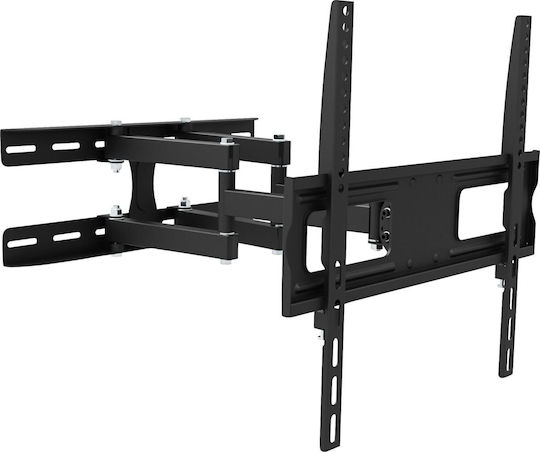 Cabletech LEC-UCH0217 Стойка за телевизор Таван с рамо до 55" и 35кг Черен