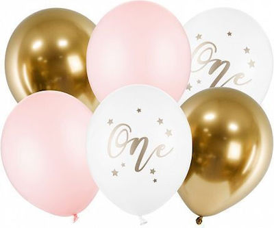 Set of 5 Balloons Pink Birthday-Celebration 30cm