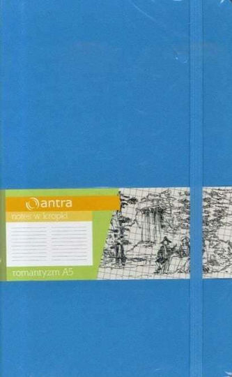 Antra Notebook A5 with Dots Blue