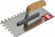 AWTools Trowel Metallicό Serrated 270mm with Wooden Handle AW30180