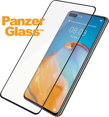 PanzerGlass Case Tempered Glass Μαύρο (Huawei P40)