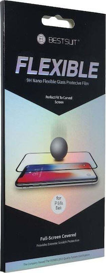 Partner Tele 5D 0.375mm Full Glue Full Face Tempered Glass Μαύρο (iPhone 12 / 12 Pro)