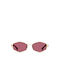 Marc Jacobs Γυναικεία Γυαλιά Ηλίου με Χρυσό Μεταλλικό Σκελετό και Ροζ Φακό MARC 496/S Y11/VC