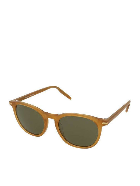 Serengeti Arlie Unisex Sunglasses with Yellow Plastic Frame and Green Lens SS483005
