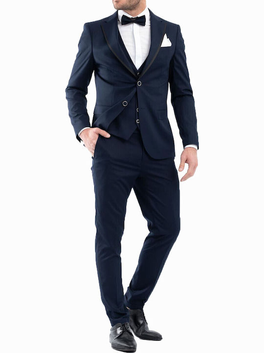 Vittorio Artist Men's Suit Blue