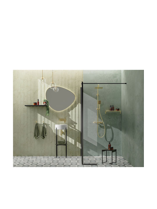 Deante An der Wand montiert Badezimmerregal Metallisch