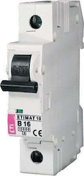 ETI Automatic Circuit Breaker 2A Single-pole 002121710