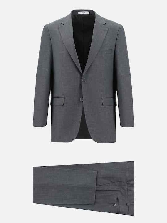 Kigili Men's Suit Gray