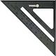 Vorel Carpenters Angle Ruler Aluminum Length 25cm with Protractor