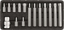 Yato Set 15 Schraubendreher-Bits Torx Yato Set 15 Schraubendreher-Bits Torx