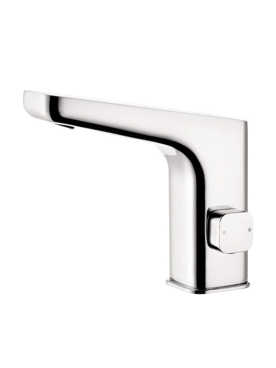Deante Mixing Sink Faucet with Photocell Sensor Silver