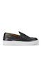 Carson Leder Herren Mokassins in Schwarz Farbe