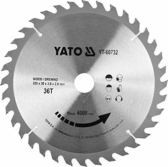 Yato Schneidscheibe Holz 255mm