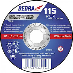 Dedra F13311 Cutting Disc Metal Hole Diameter 115mm 1pcs