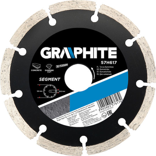 Graphite Δίσκος Κοπής Δομικών Υλικών 200mm