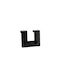 Door Hook 2 Slots Metallic 12.5x7.2x7.2cm
