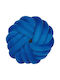 Beliani Sofa-Kissen aus Samt Blau 30x30cm
