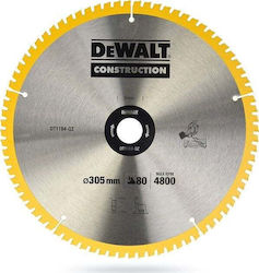 DEWALT Blade Δίσκος Κοπής Ξύλου 305mm DEWALT Blade Δίσκος Κοπής Ξύλου 305mm