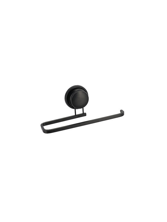 Aria Trade Single Wall-Mounted Bathroom Rail Black