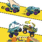 Mattel Mega Hot Wheels: Monster Trucks Smash Crash Car Mega-Wrex Boneyard Stunt Course