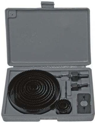 Dedra Hole Saw Kit for Wood and Plastic