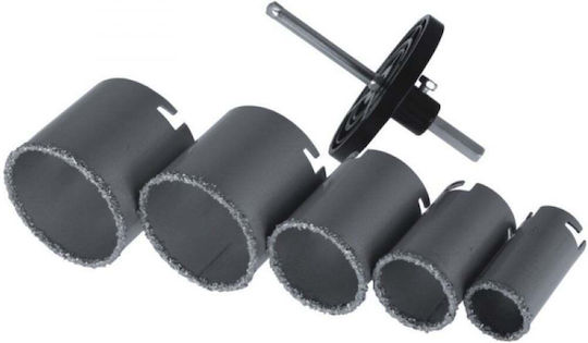 Dedra Set Lochsägen Karbid mit Durchmesser 73mm für Fliesen 756gr
