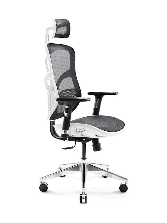 Office Chair with Reclining and Adjustable Arms White / Black V-Basic Diablo